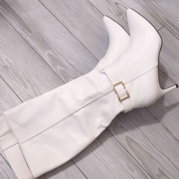 (39-2902) COUTGO Womens Knee High Boots Stiletto Heels Sz 8.5 - Picture 11 of 11